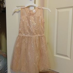 Light pink sparkly girls dress
